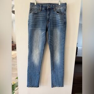 Arizona Jean Company Men's Faded Blue Slim Fit Jeans Size 32 x 32